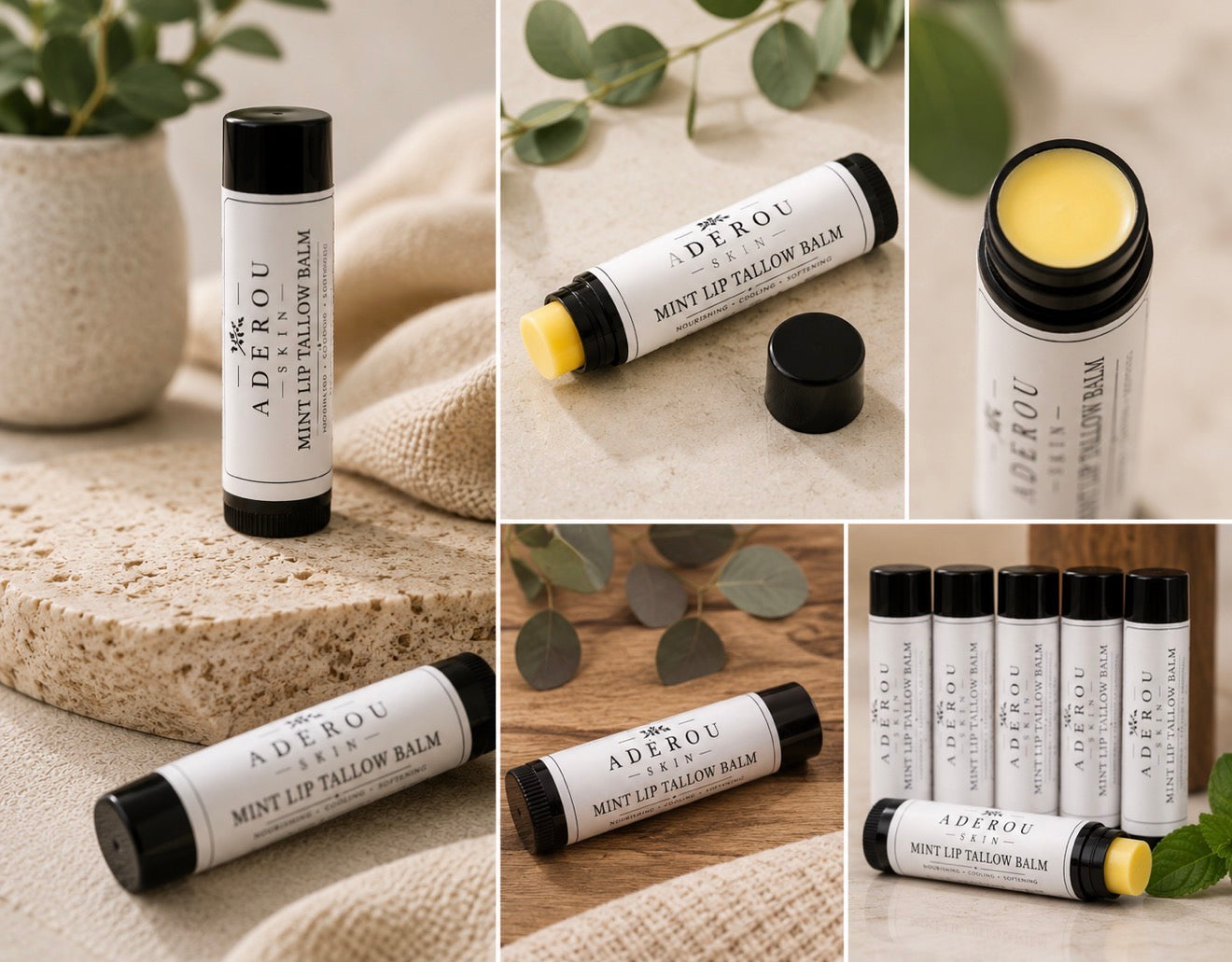 Mint Tallow Lip Balm